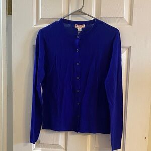 Brooks Brothers Blue Cardigan Sweater
